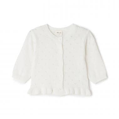 UV 針拔紋針織開衫