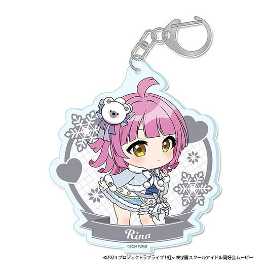 ラブライブ!虹ヶ咲學園スクールアイドル同好會（LoveLive! 虹咲學園校園偶像同好會） 小巧系列 天王寺璃奈 亞克力鑰匙扣 冬季服裝款