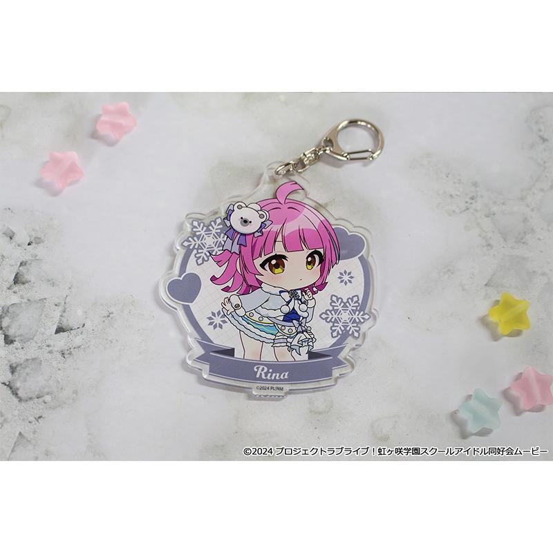 ラブライブ!虹ヶ咲學園スクールアイドル同好會（LoveLive! 虹咲學園校園偶像同好會） 小巧系列 天王寺璃奈 亞克力鑰匙扣 冬季服裝款
