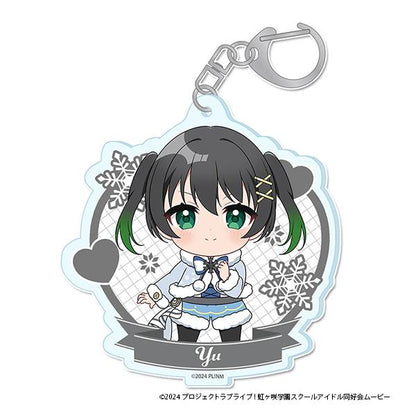 ラブライブ!虹ヶ咲學園スクールアイドル同好會（虹咲學園學園偶像同好會） Puchichoco系列 高咲侑 亞克力鑰匙扣 冬季服裝款