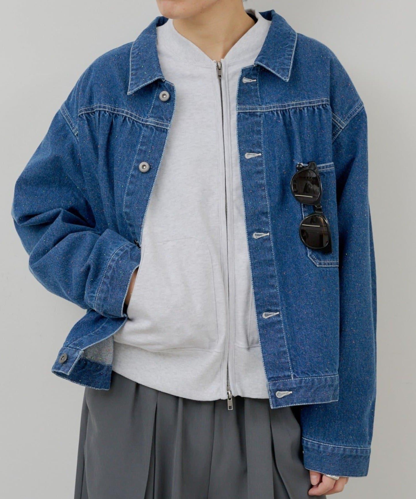 WHIMSIC 結點牛仔工裝夾克