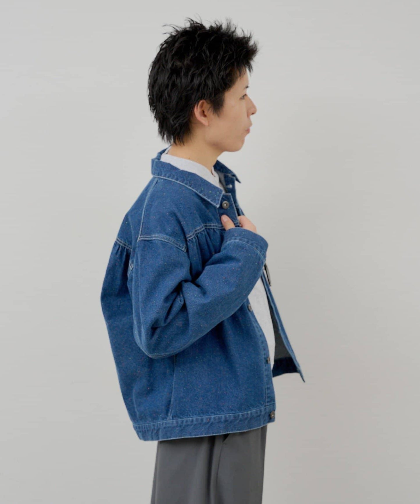 WHIMSIC 結點牛仔工裝夾克
