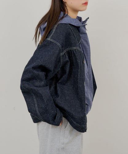 WHIMSIC 結點牛仔工裝夾克