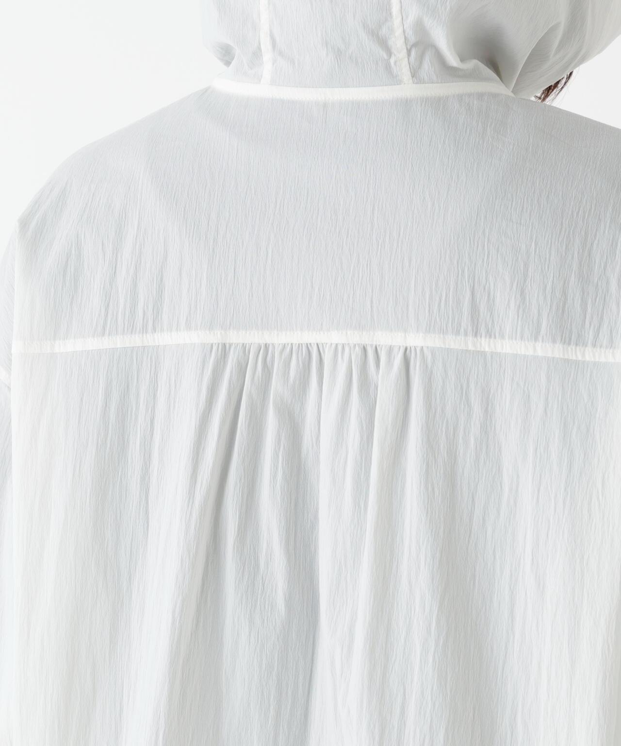 透視材質 套頭 連帽 夾克