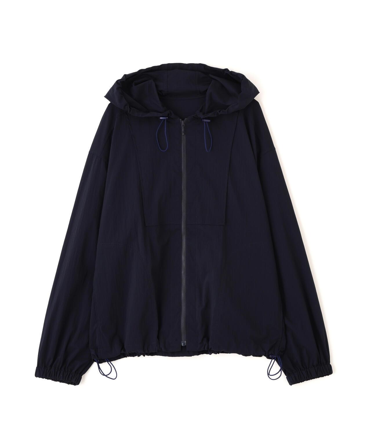 透視材質 套頭 連帽 夾克