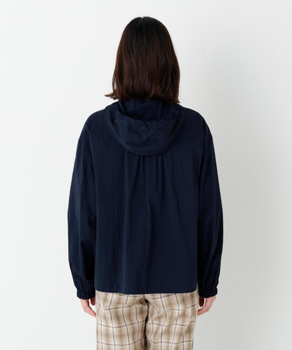 透視材質 套頭 連帽 夾克