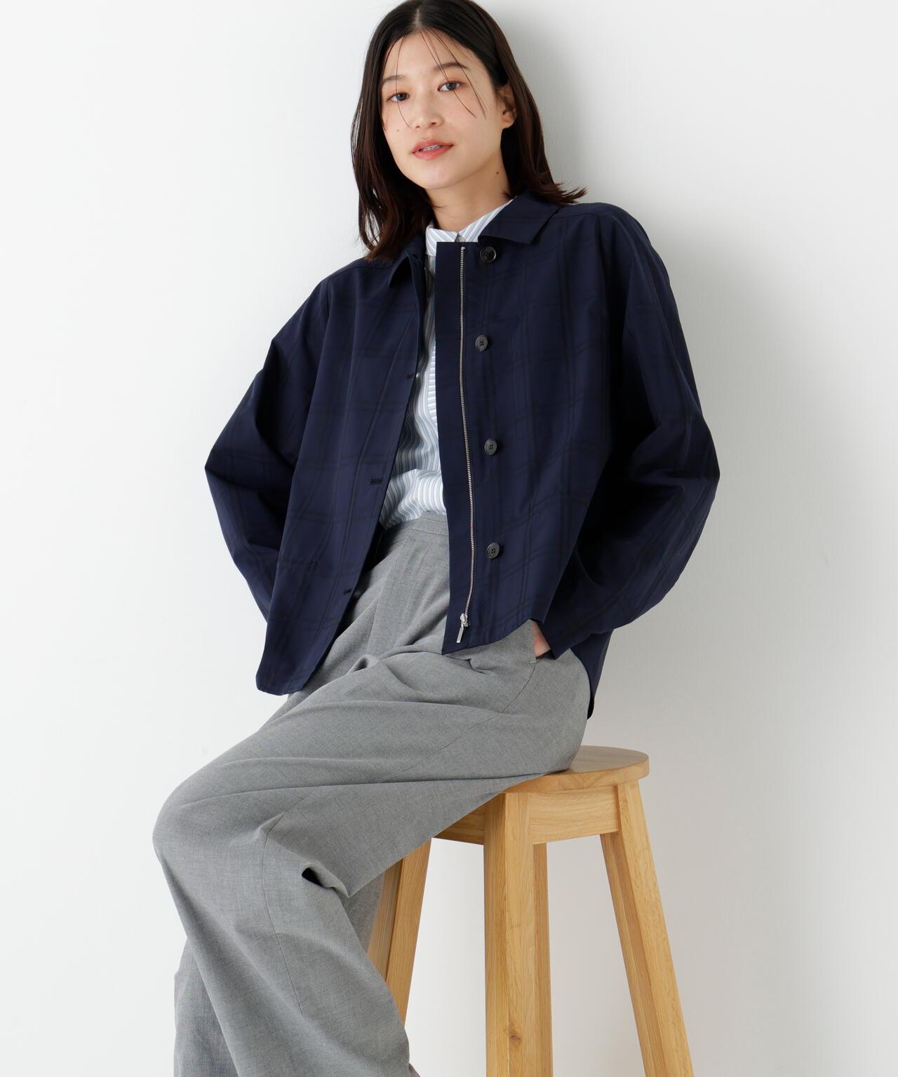 先染色格紋夾克