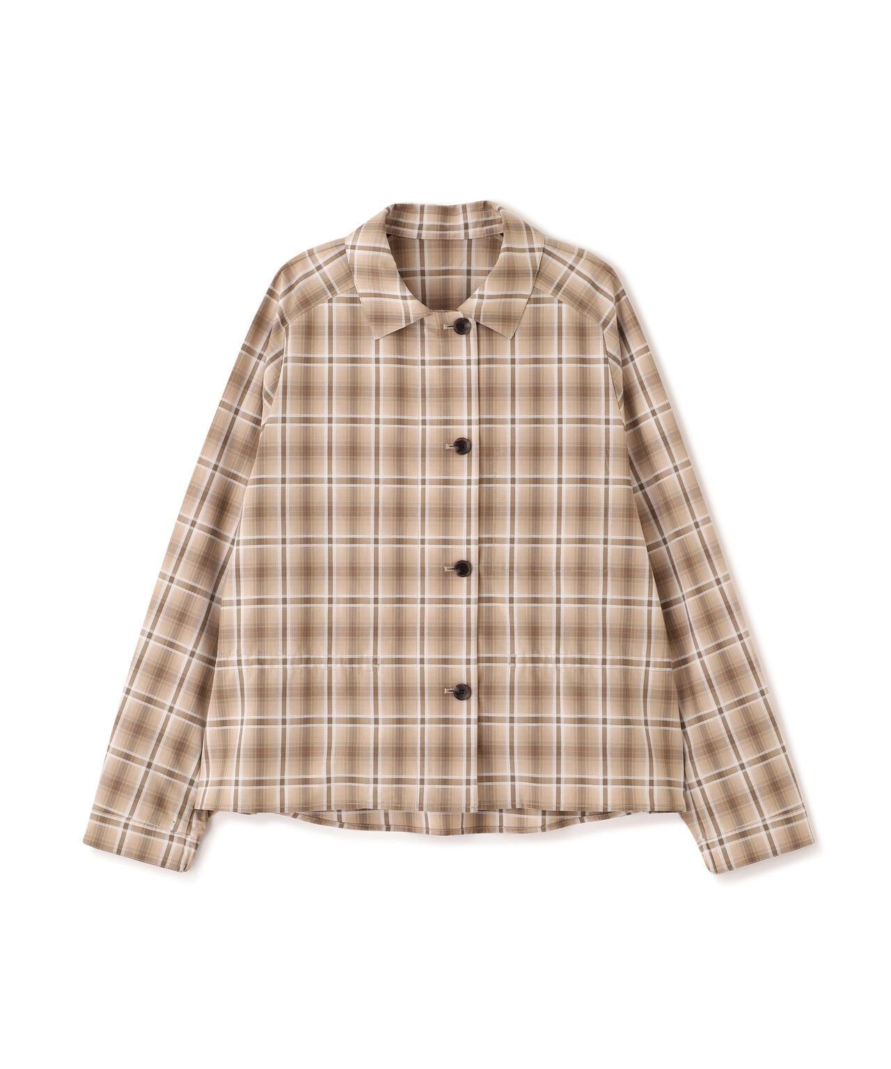 先染色格紋夾克