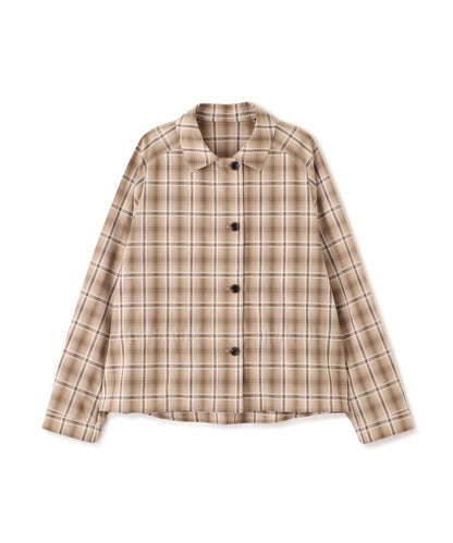 先染色格紋夾克