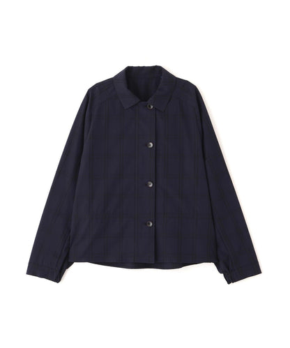 先染色格紋夾克