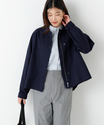 先染色格紋夾克