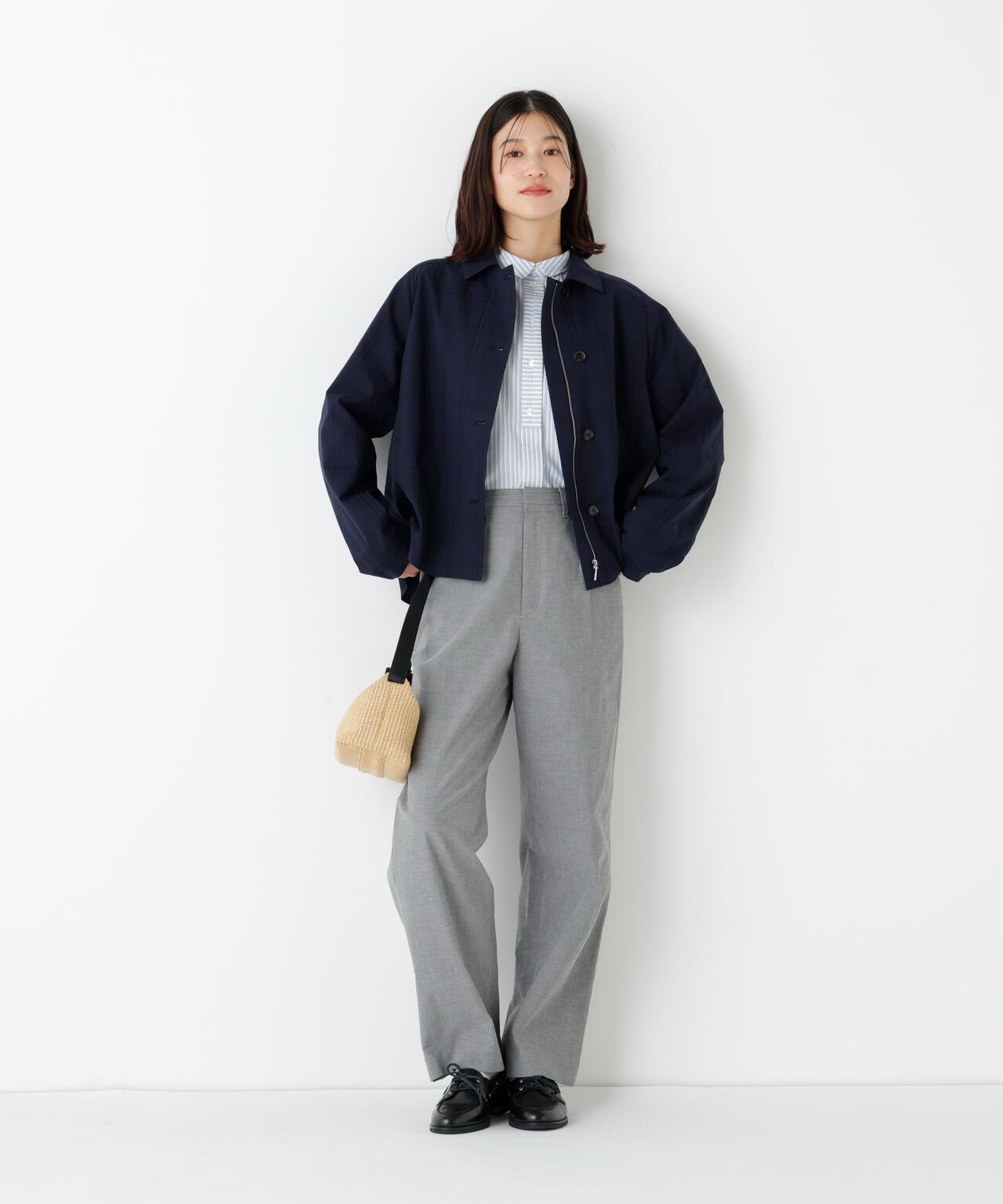 先染色格紋夾克