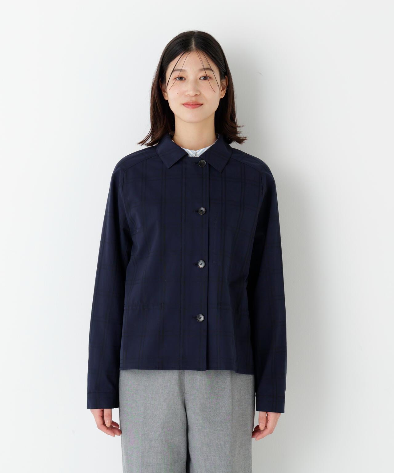 先染色格紋夾克