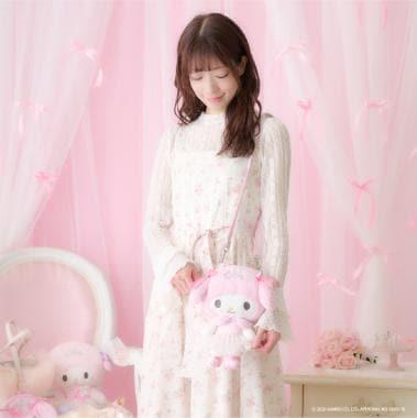 マイメロディ / マイスウィートピアノ（美樂蒂 / 小綿羊帕恰） 毛絨斜挎包