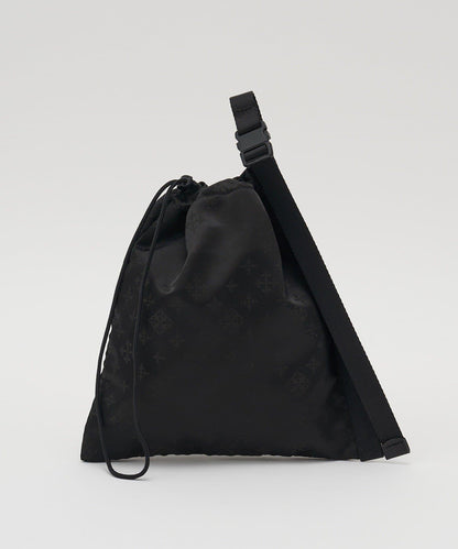 尼龍提花 抽繩收納袋 L款