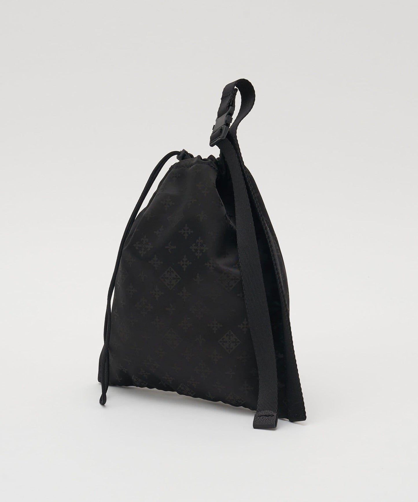 尼龍提花 抽繩收納袋 L款