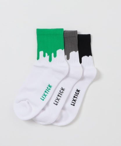 LIXTICK DRIP SOCKS 3PACK 1ST 襪子
