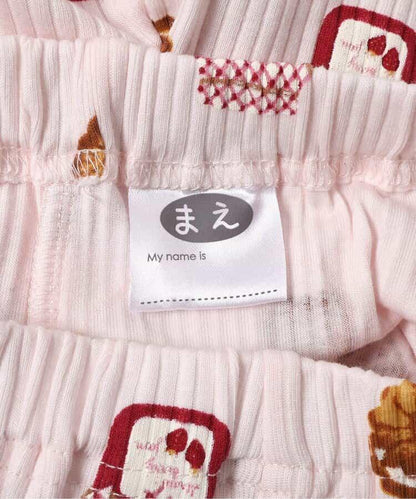 下午點心圖案 五分長度 睡衣