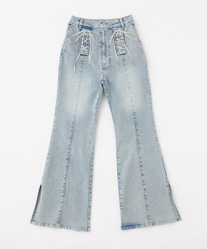 Denim Collection 繫帶牛仔褲