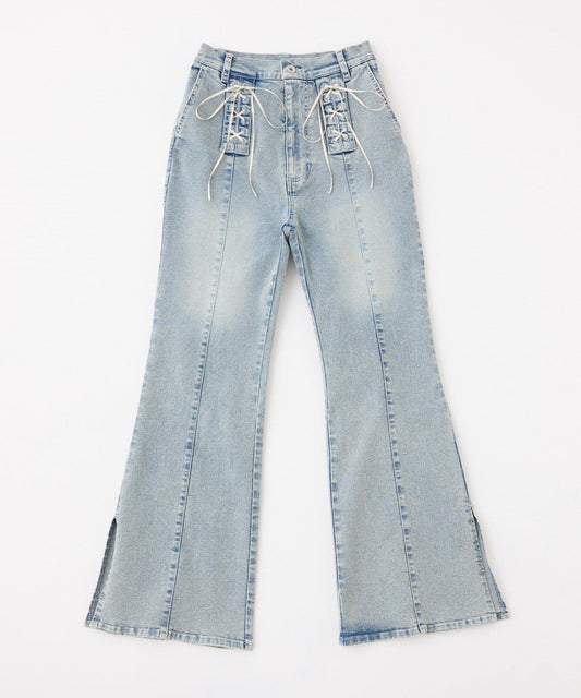Denim Collection 繫帶牛仔褲