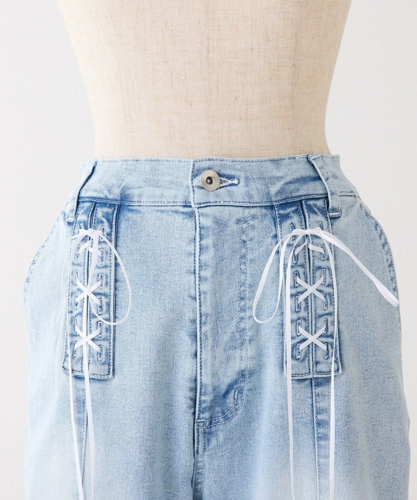 Denim Collection 繫帶牛仔褲