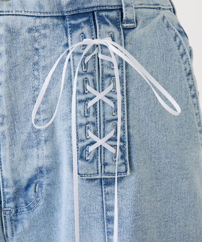 Denim Collection 繫帶牛仔褲