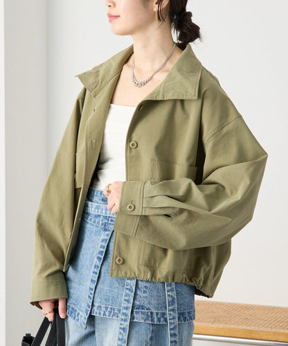 A・MONN 軍裝立領襯衫