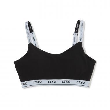LTXC 兩穿短款Logo抽繩上衣