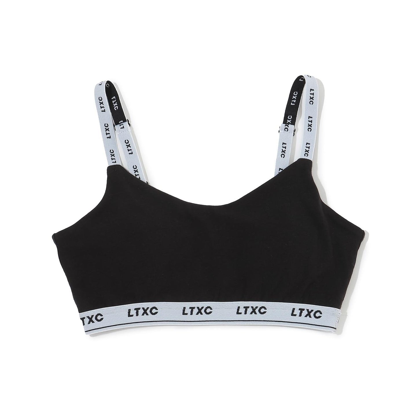 LTXC 兩穿短款Logo抽繩上衣
