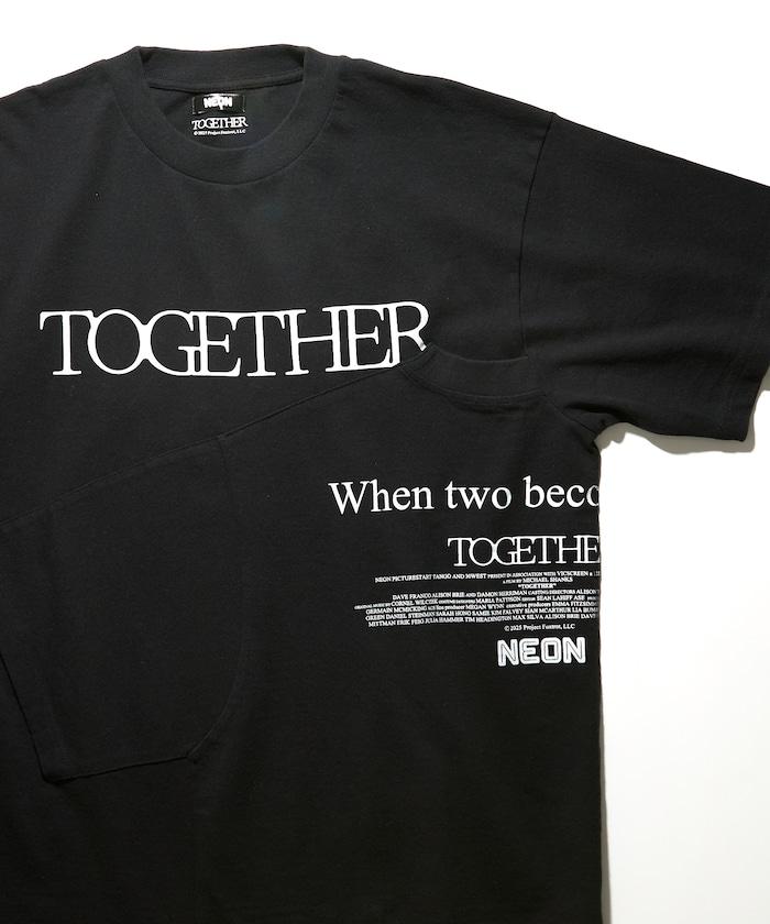 TOGETHER 拼接設計 上衣 TEE