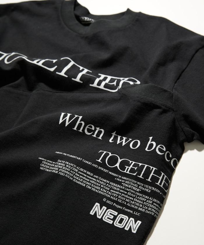 TOGETHER 拼接設計 上衣 TEE