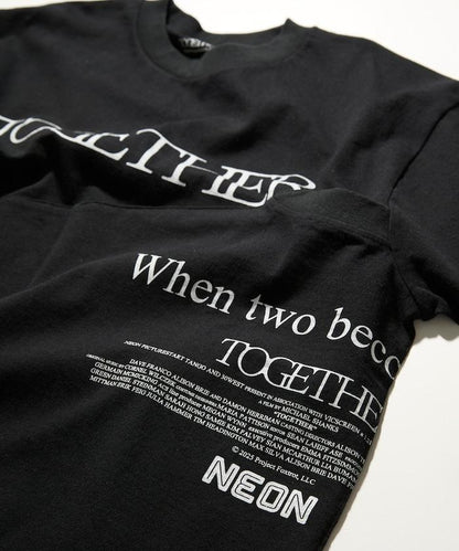 TOGETHER 拼接設計 上衣 TEE