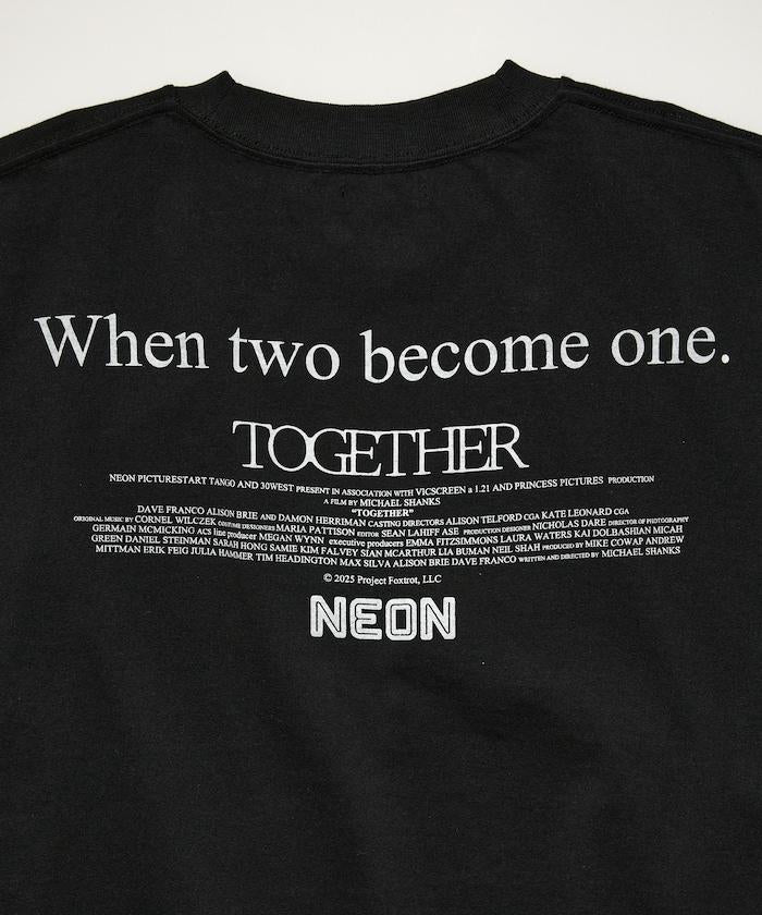 TOGETHER 拼接設計 上衣 TEE