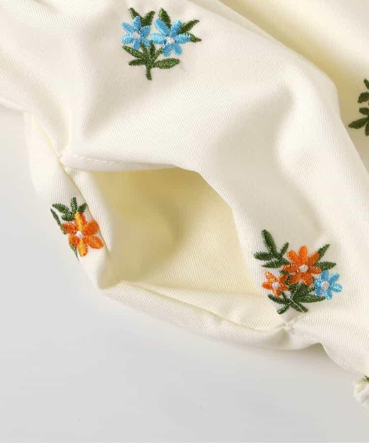 網絡限定 全幅刺繡 吊帶連衣裙