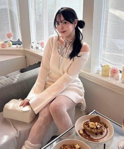 omiyu企畫 吊帶背心套裝迷你連衣裙