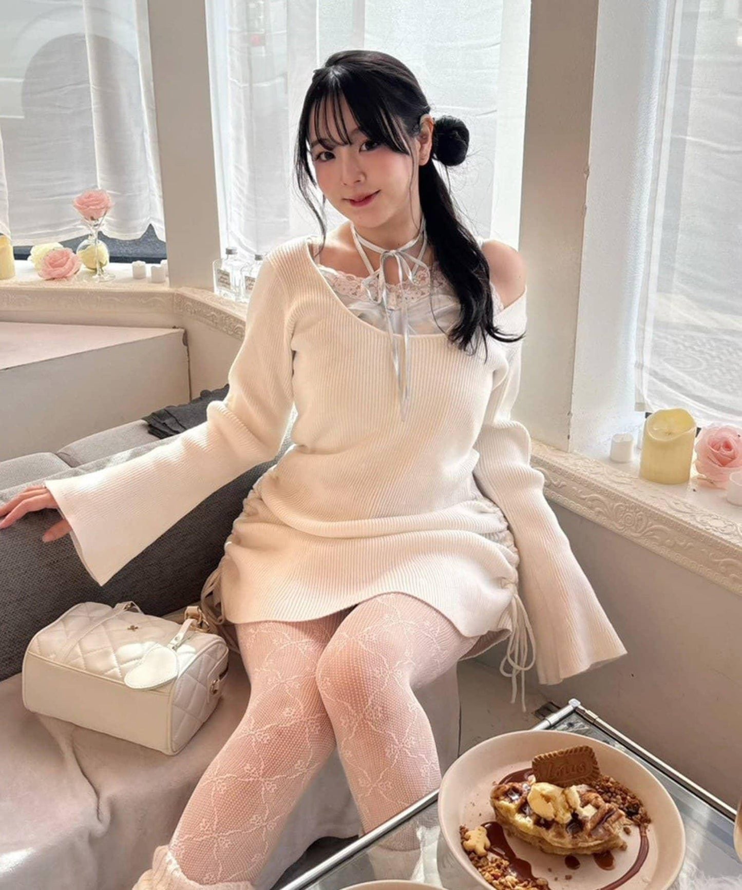 omiyu企畫 吊帶背心套裝迷你連衣裙