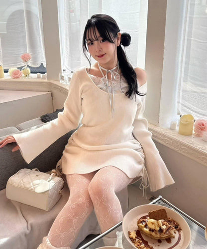 omiyu企畫 吊帶背心套裝迷你連衣裙