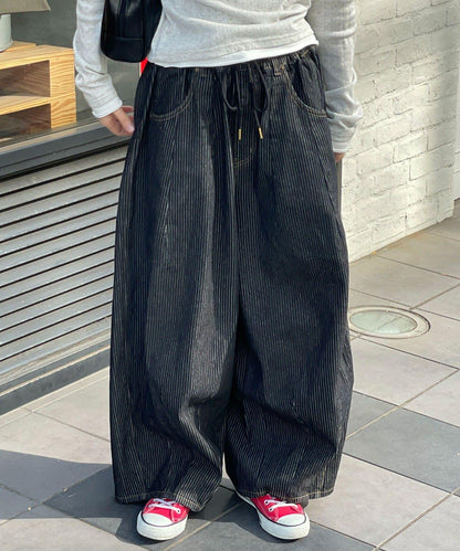cian denim/シアンデニム 拼接超寬鬆氣球版型牛仔褲