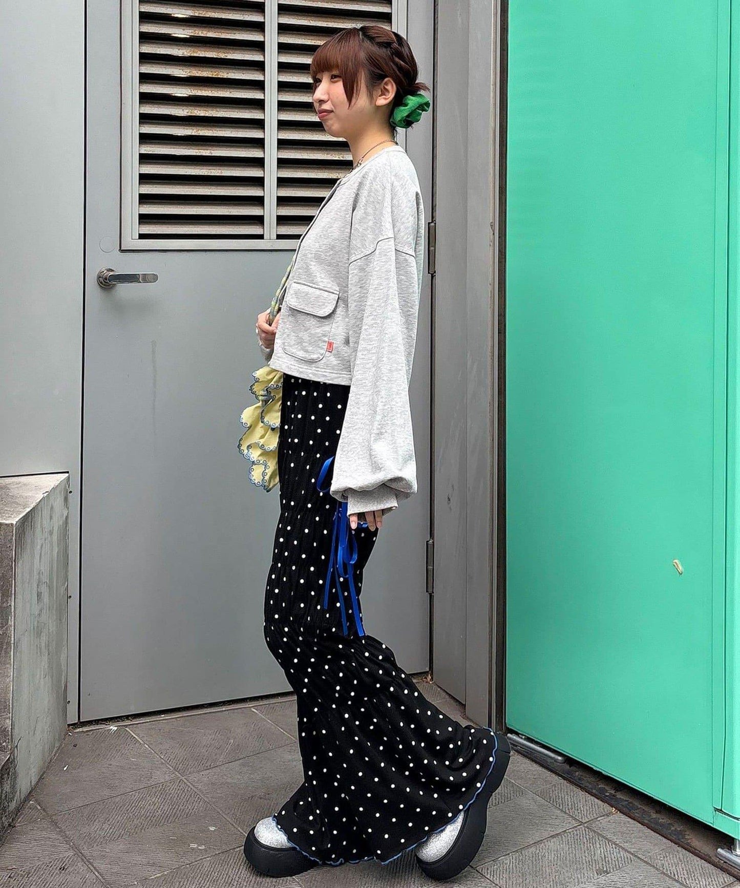 HELLO.SANFRANCISCO 波點抽褶褲子