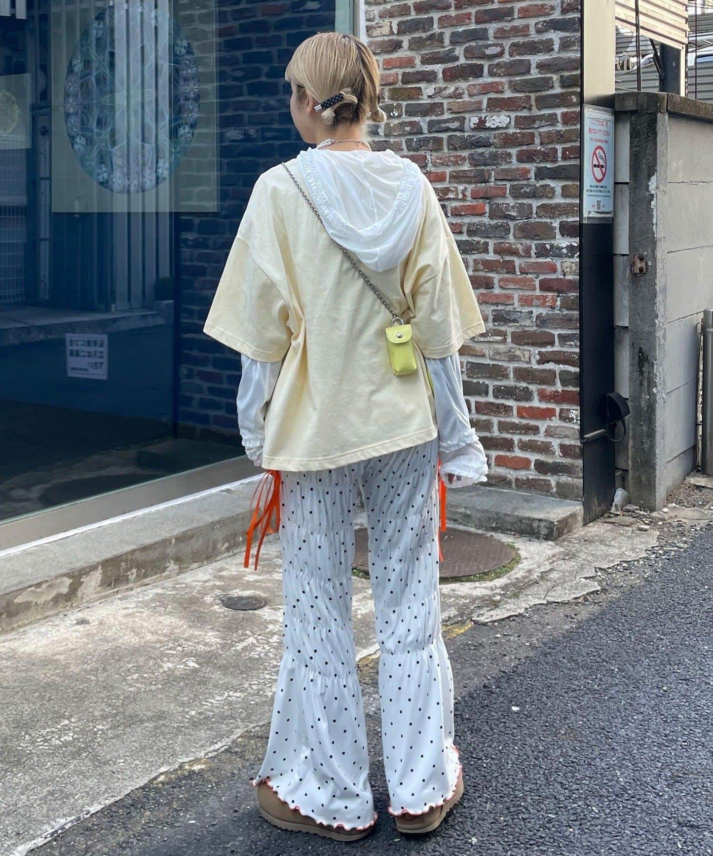 HELLO.SANFRANCISCO 波點抽褶褲子