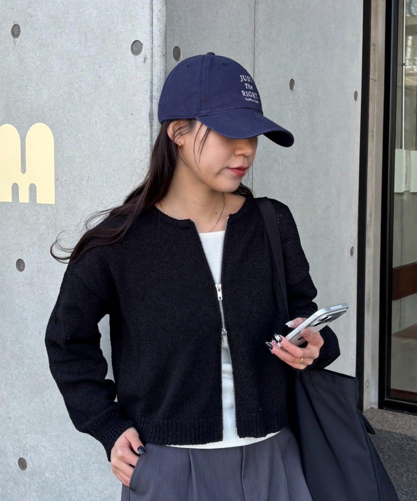 PIKO企畫 小圈圈呢 雙拉鍊 針織開衫
