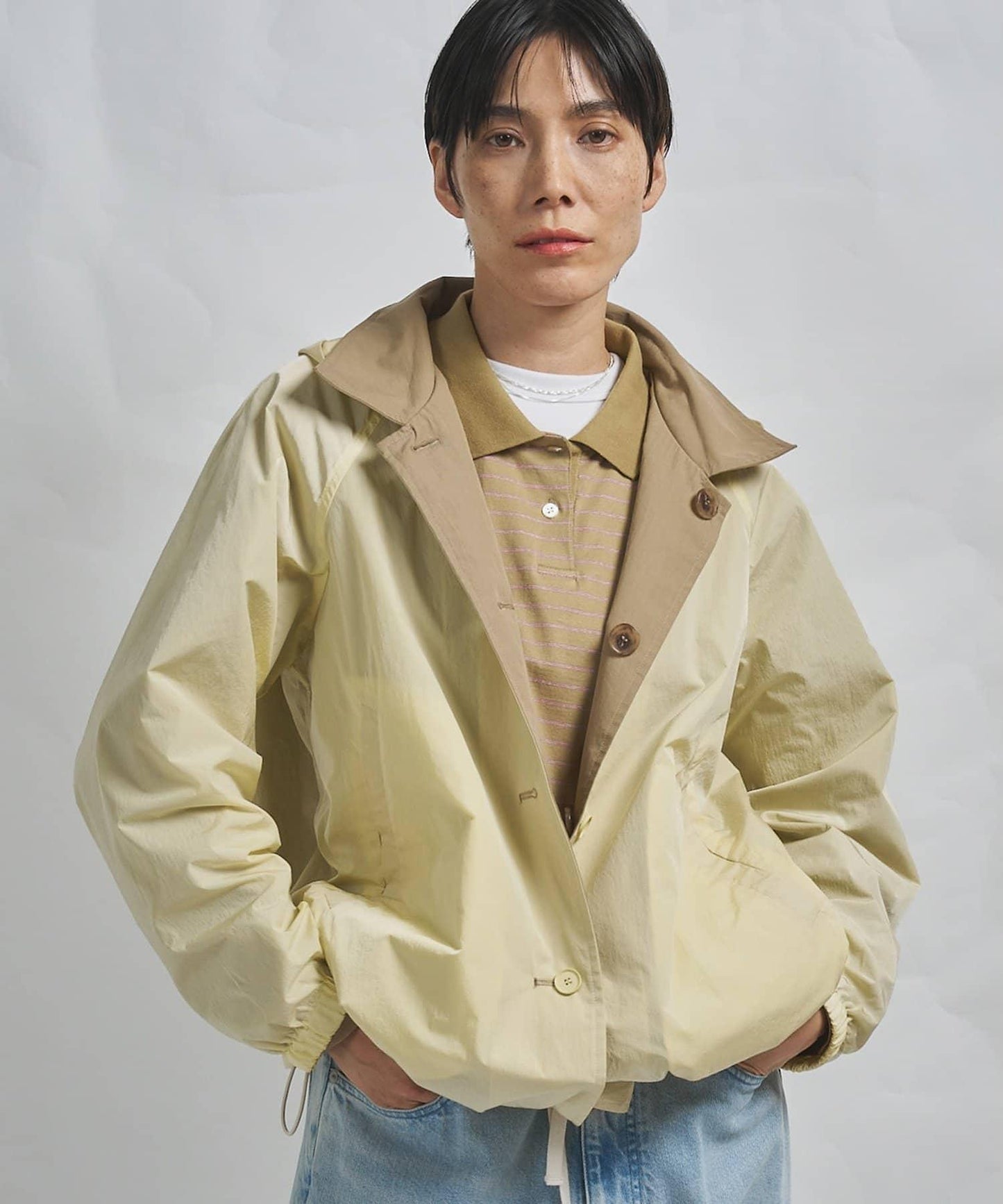 GEMINI 條紋Polo上衣