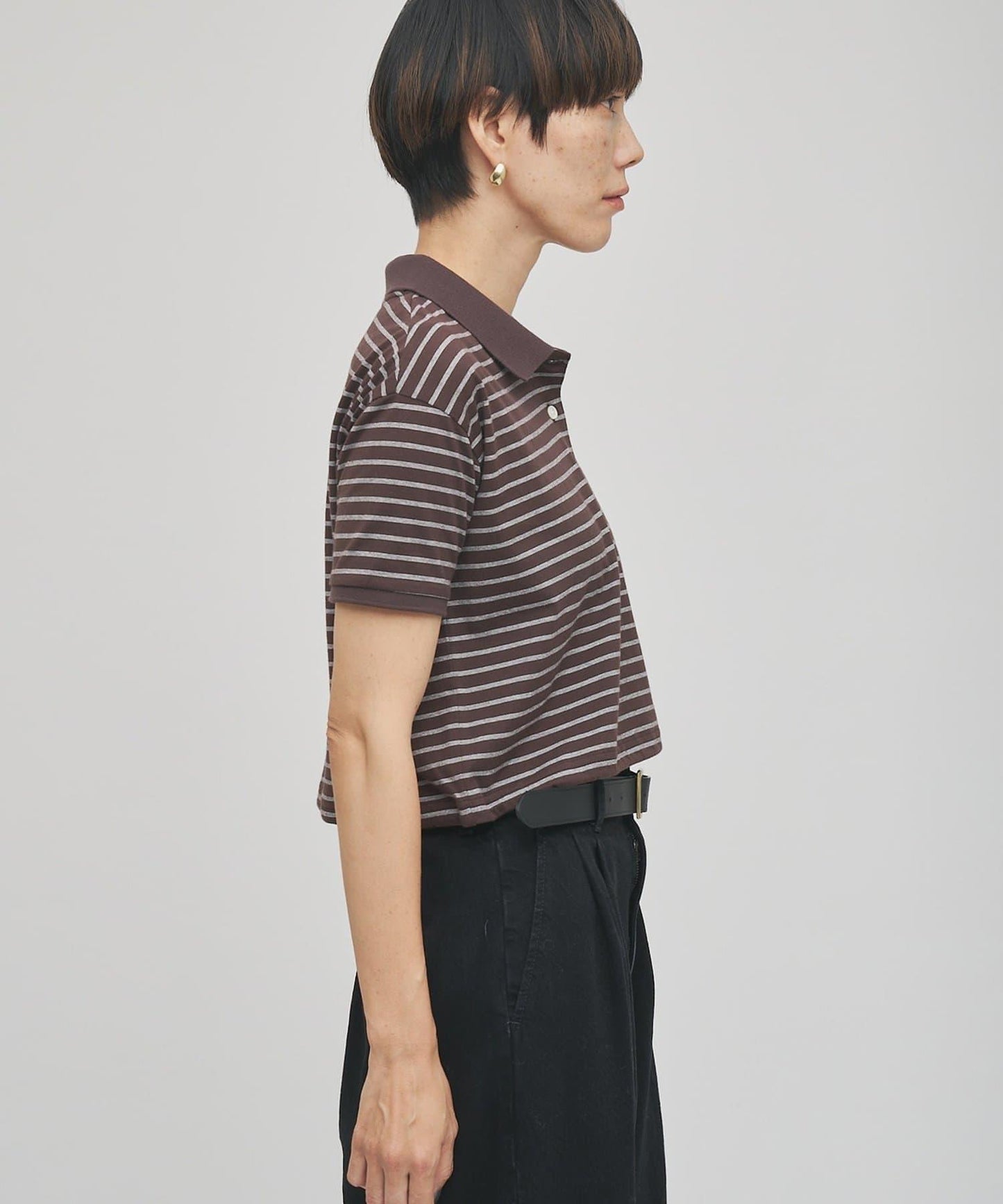GEMINI 條紋Polo上衣