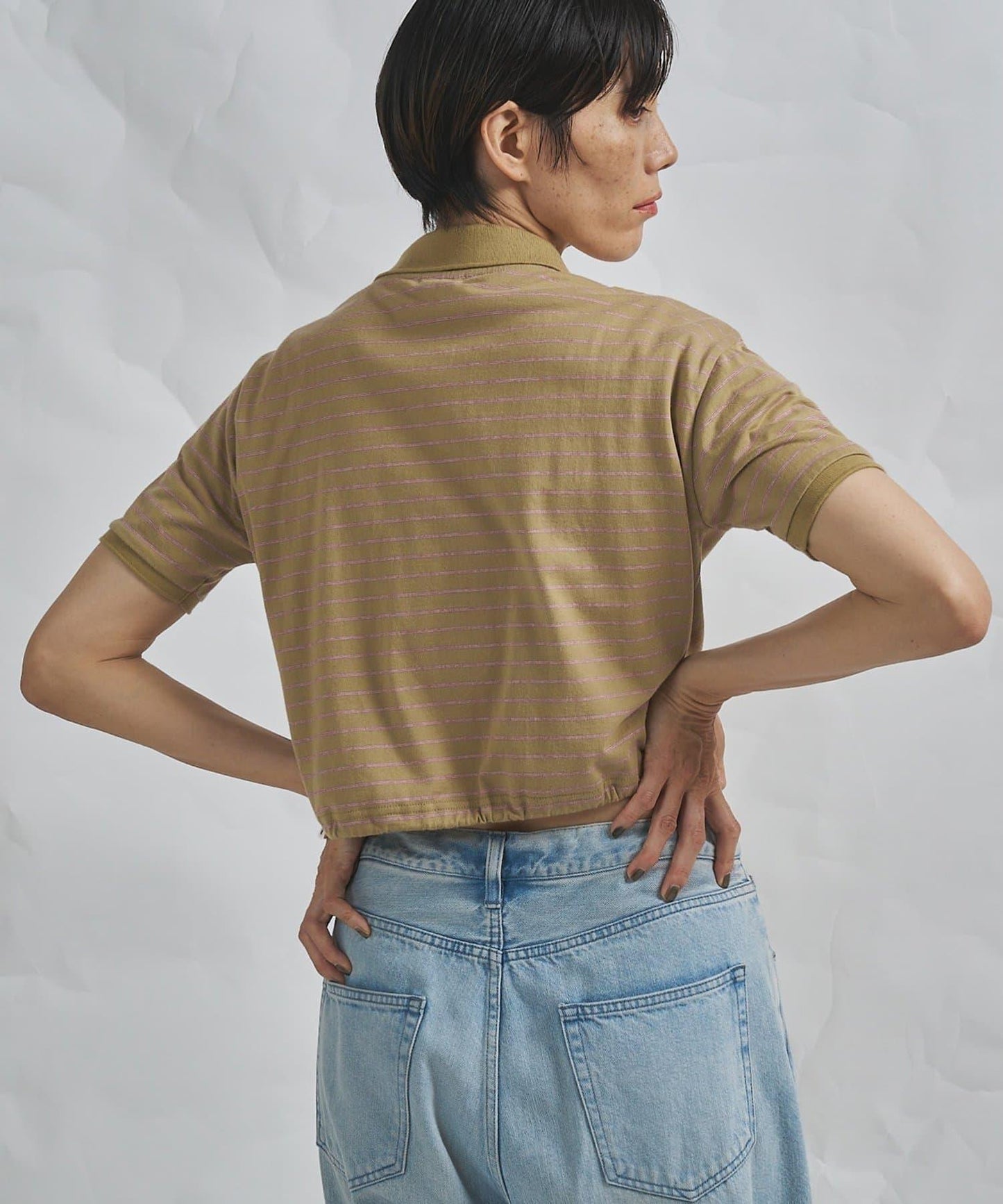 GEMINI 條紋Polo上衣