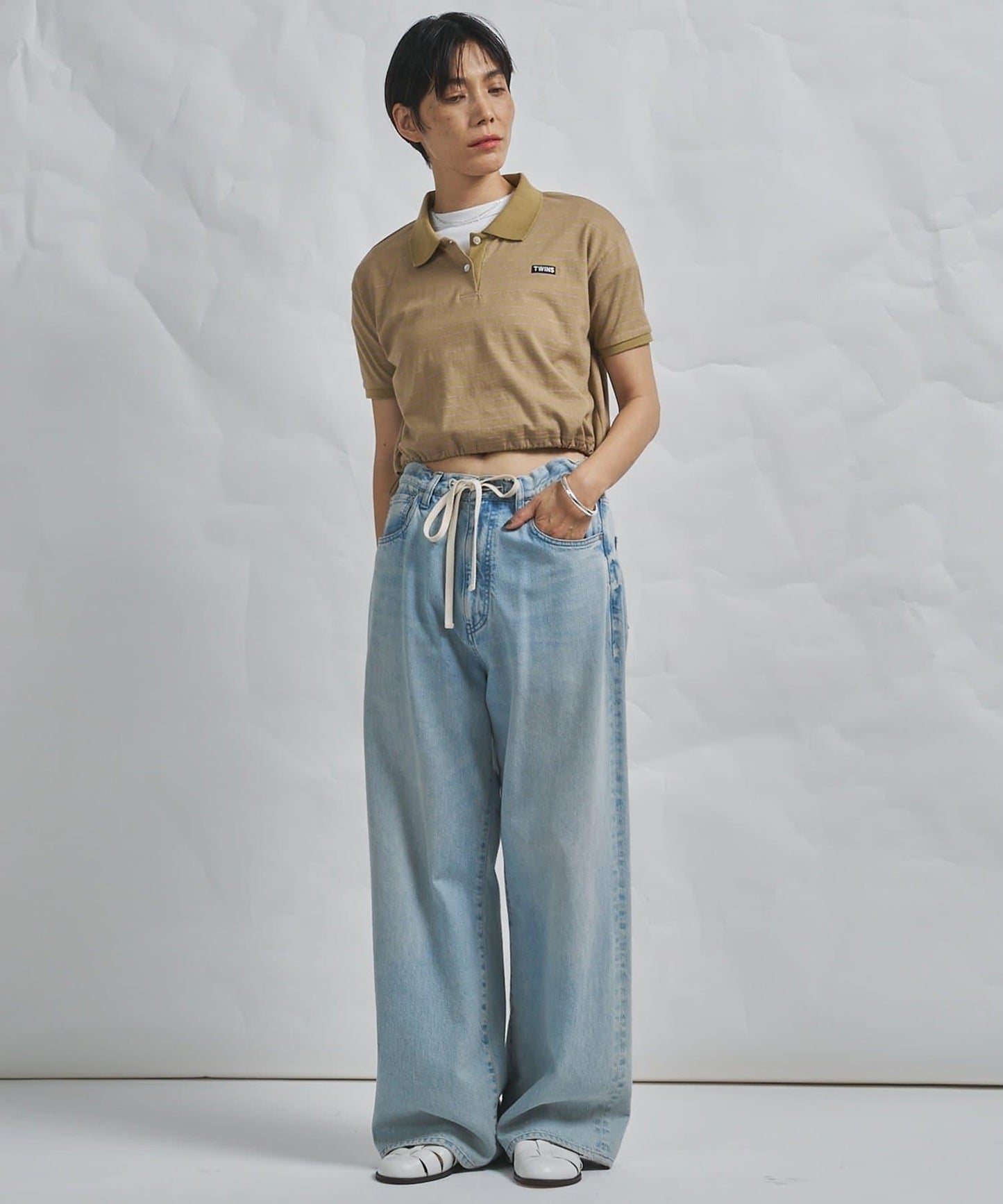 GEMINI 條紋Polo上衣