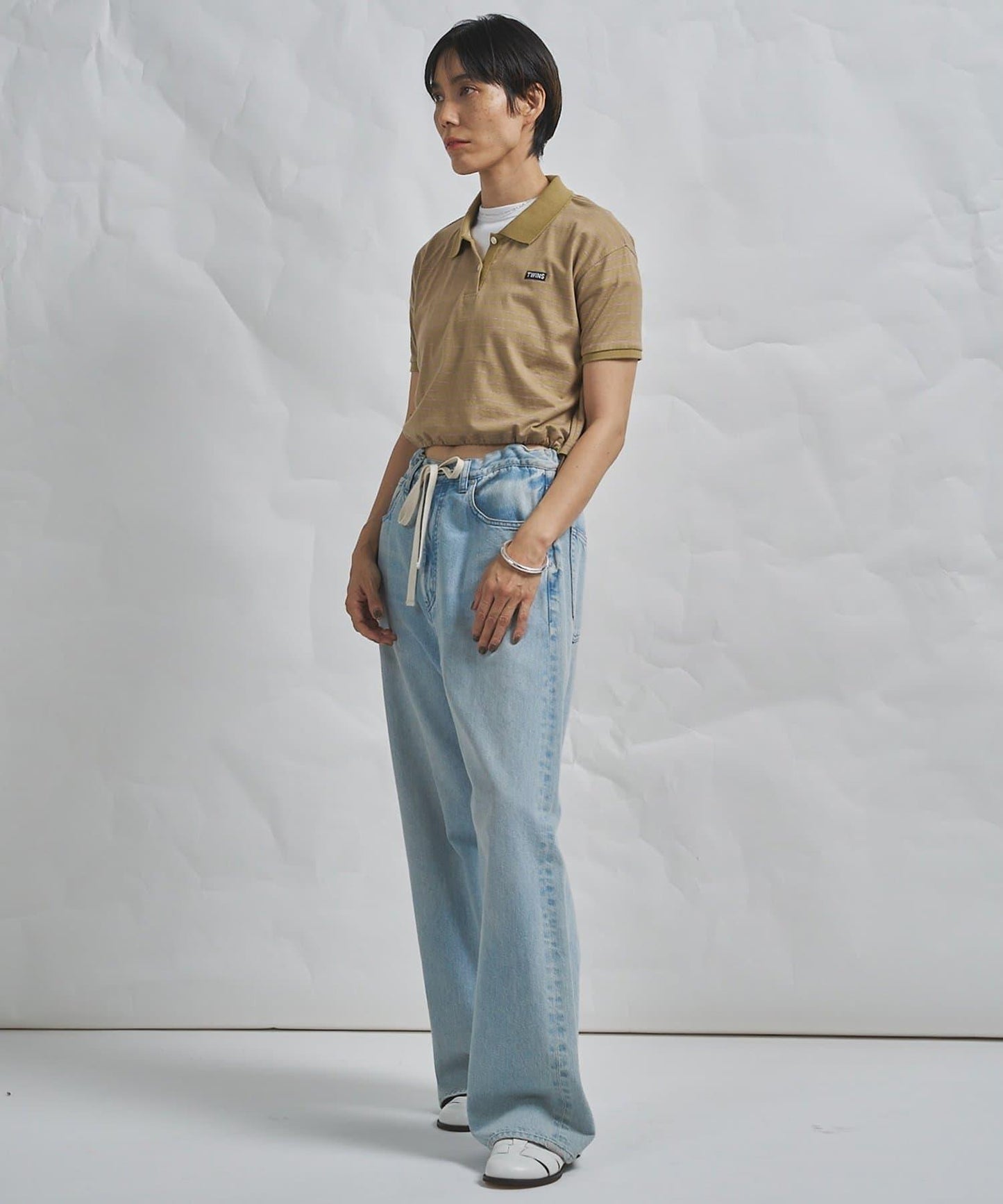 GEMINI 條紋Polo上衣