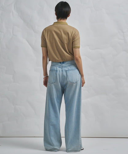 GEMINI 條紋Polo上衣