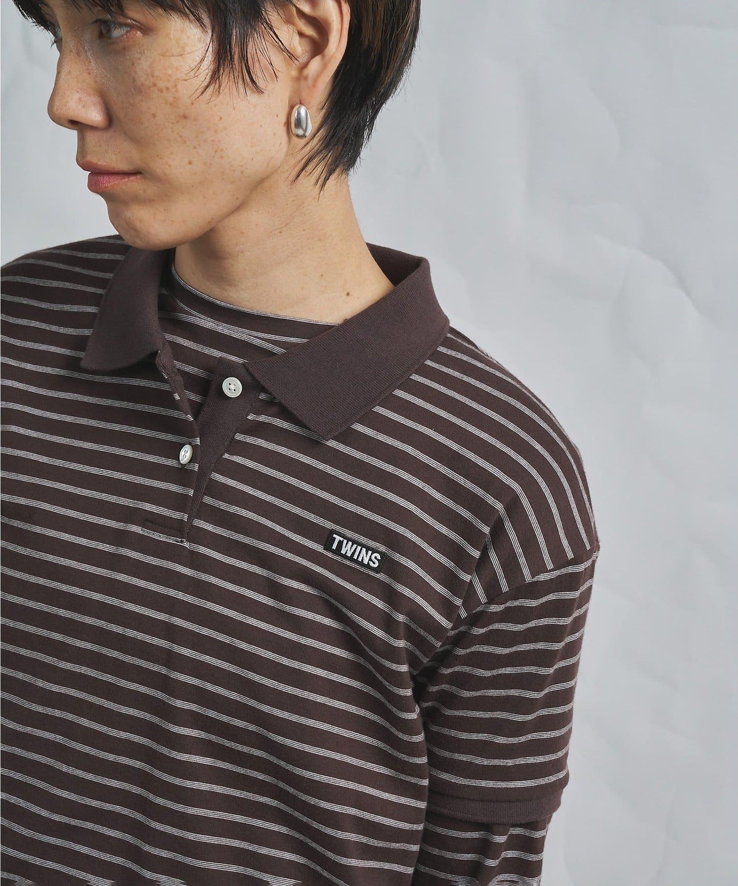 GEMINI 條紋Polo上衣