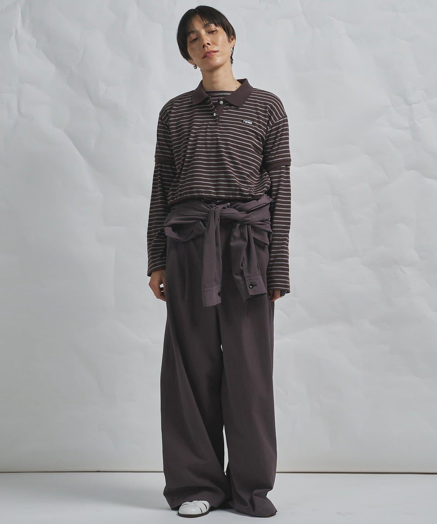 GEMINI 條紋Polo上衣