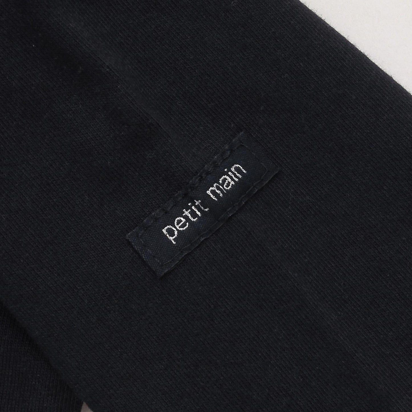 熊刺繡海軍風長袖T恤
